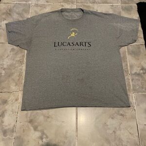 Vintage LUCASARTS A Lucasfilm Co. Star Wars Cast & Crew Employee T-Shirt SZ XL